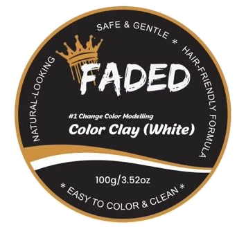 Faded Color Clay — White