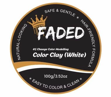 Faded Color Clay (White)